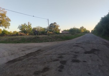 Gran terreno en esquina 